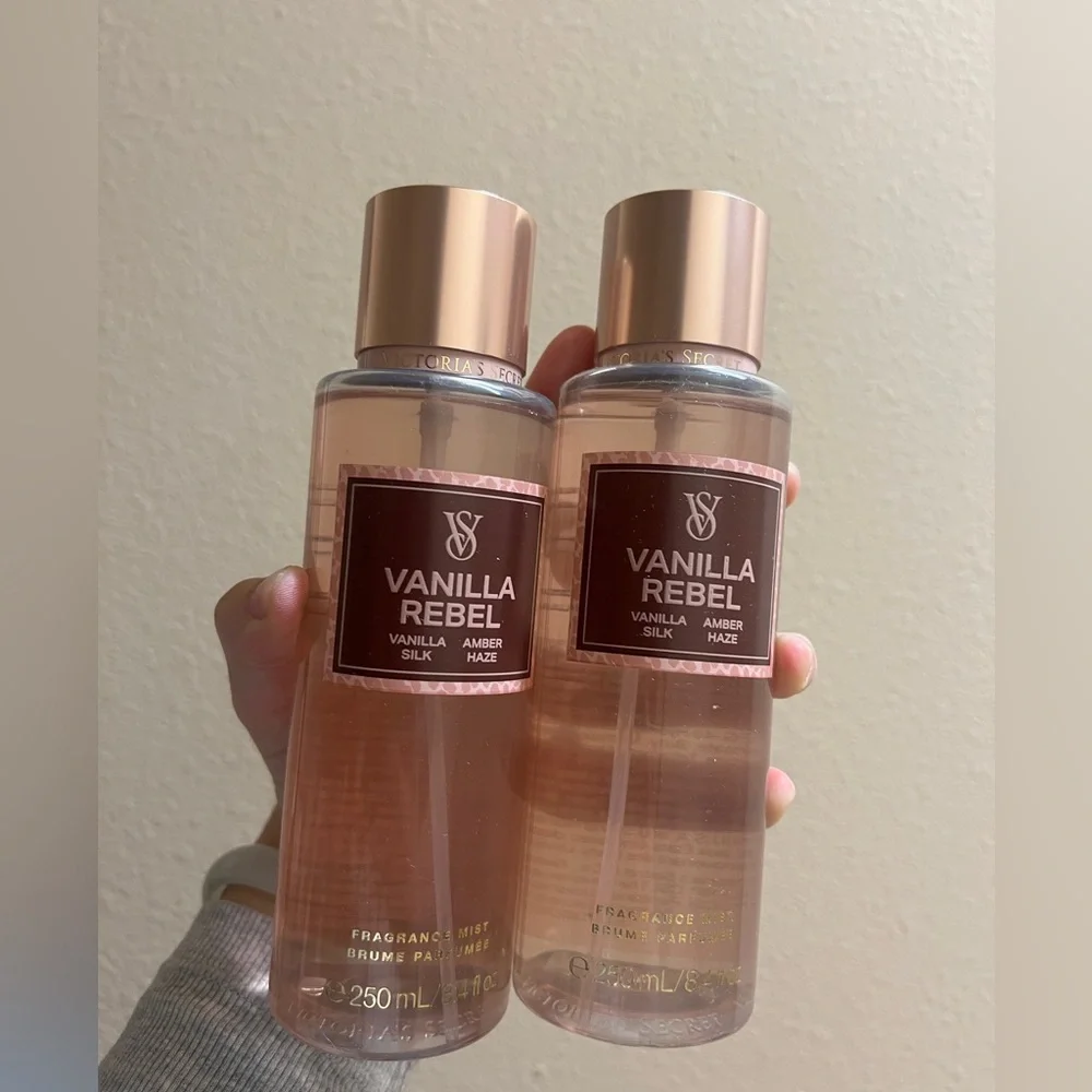 2X VICTORIA'S SECRET VANILLA REBEL MIST 8.4 OZ